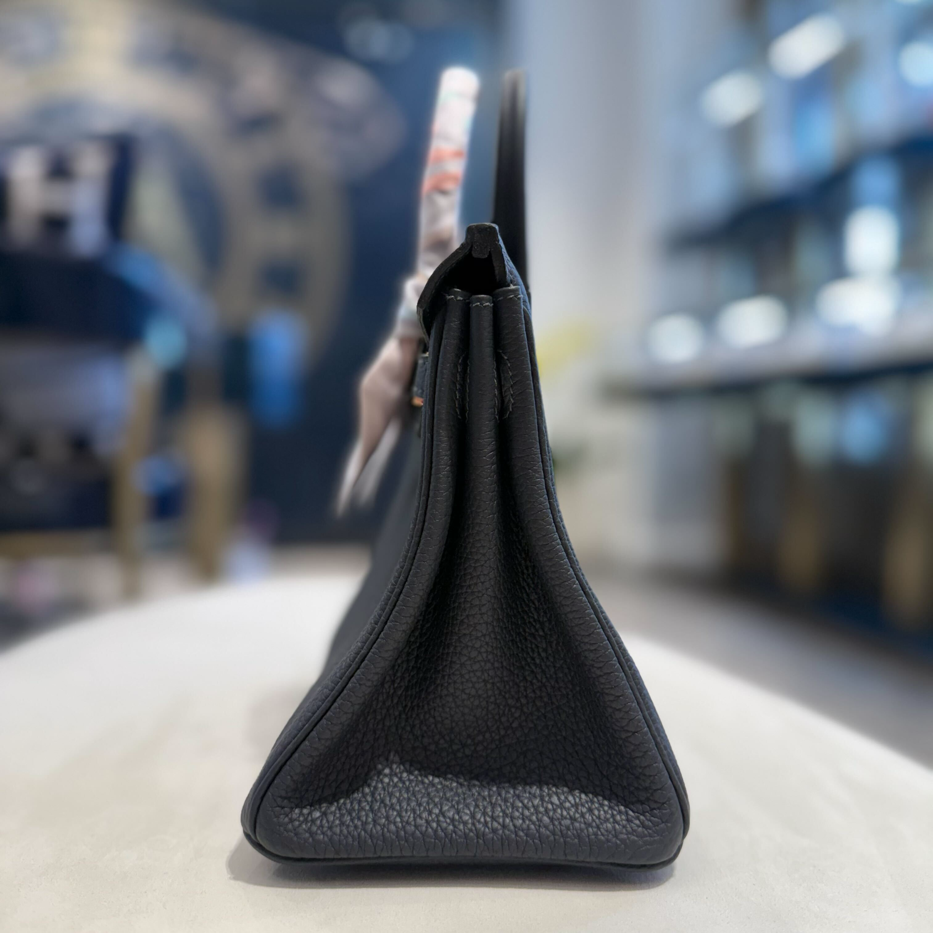 Hermès Caban Birkin 25 Togo Gold Hardware