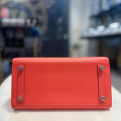 Hermès Capucine Birkin 25 Sellier Epsom Palladium Hardware