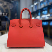 Hermès Capucine Birkin 25 Sellier Epsom Palladium Hardware