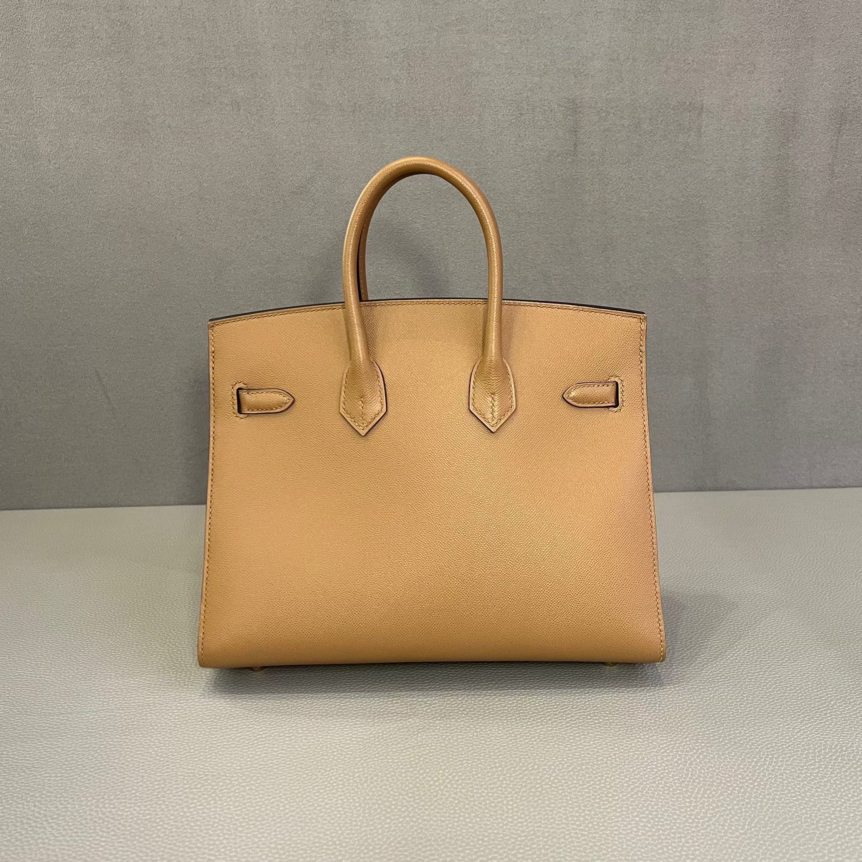 Hermès Chai Birkin Sellier 25 Veau Madame Gold Hardware
