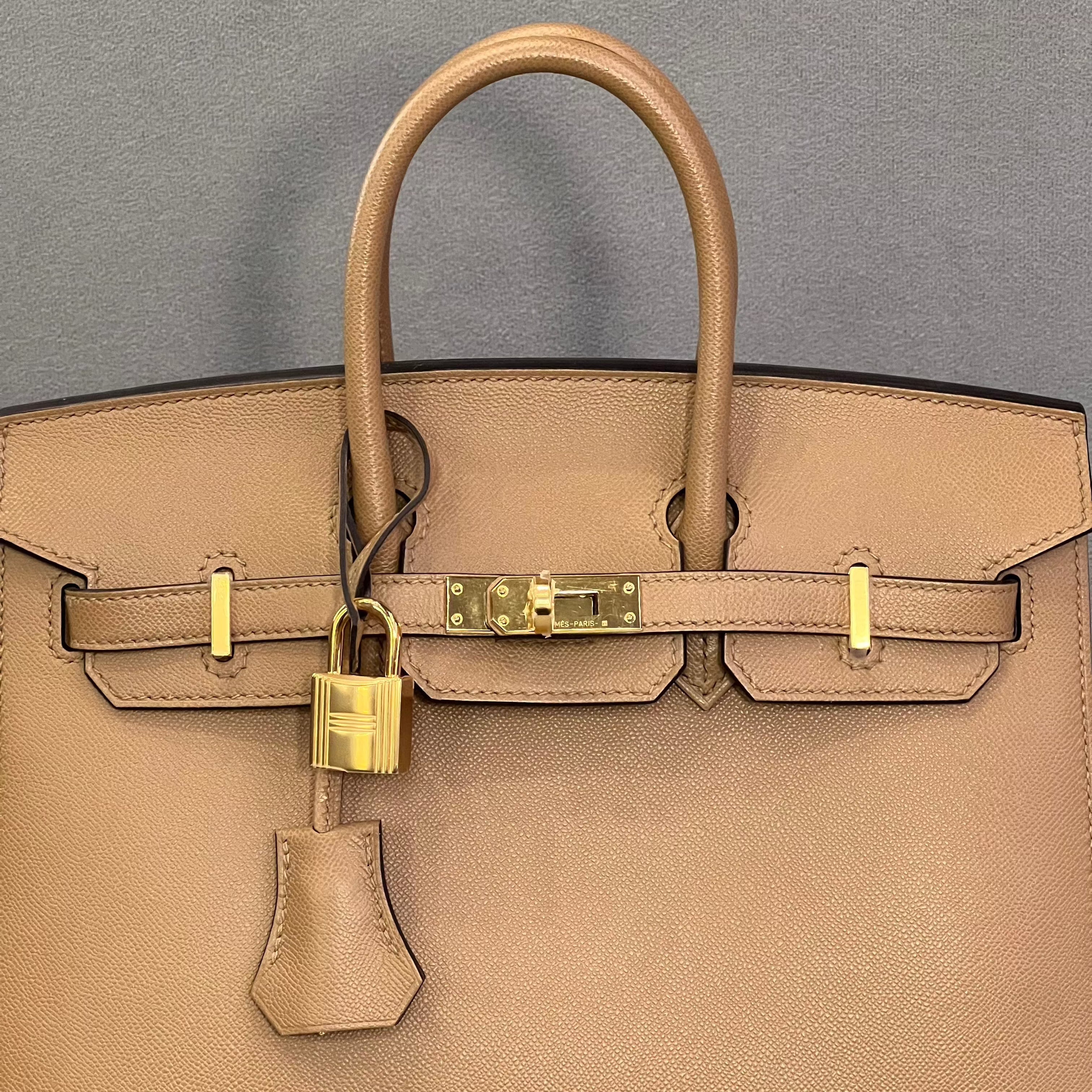Hermès Chai Birkin Sellier 25 Veau Madame Gold Hardware