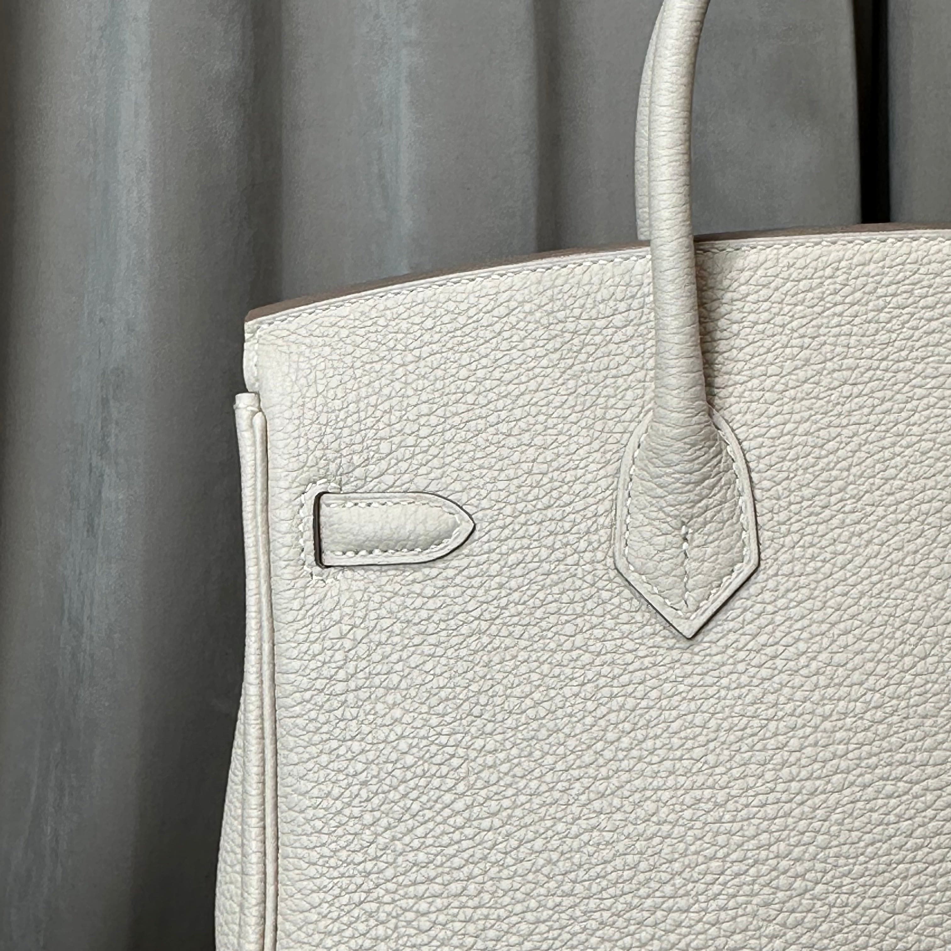 Hermès Craie Birkin 25 Togo Gold Hardware
