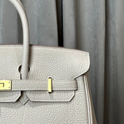 Hermès Craie Birkin 25 Togo Gold Hardware