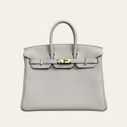 Hermès Craie Birkin 25 Togo Gold Hardware