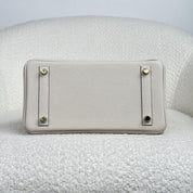 Hermès Craie Birkin 25 Togo Gold Hardware