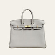 Hermès Craie Birkin 25 Togo Gold Hardware