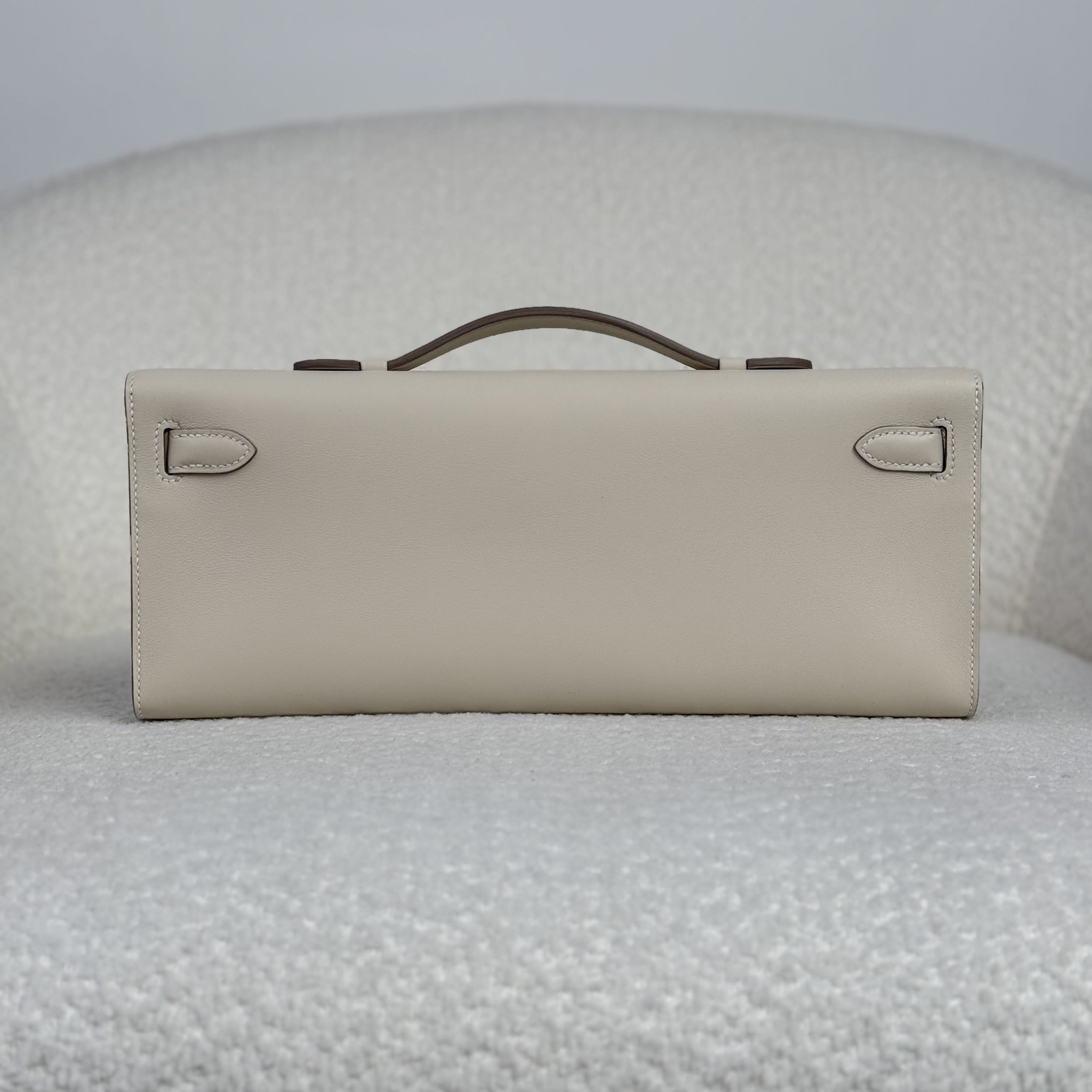 Hermès Craie Kelly Cut Swift Gold Hardware