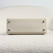 Hermès Craie Kelly Sellier 25 Epsom Gold Hardware
