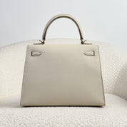 Hermès Craie Kelly Sellier 25 Epsom Gold Hardware
