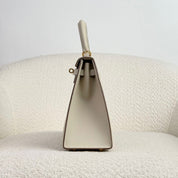 Hermès Craie Kelly Sellier 25 Epsom Gold Hardware