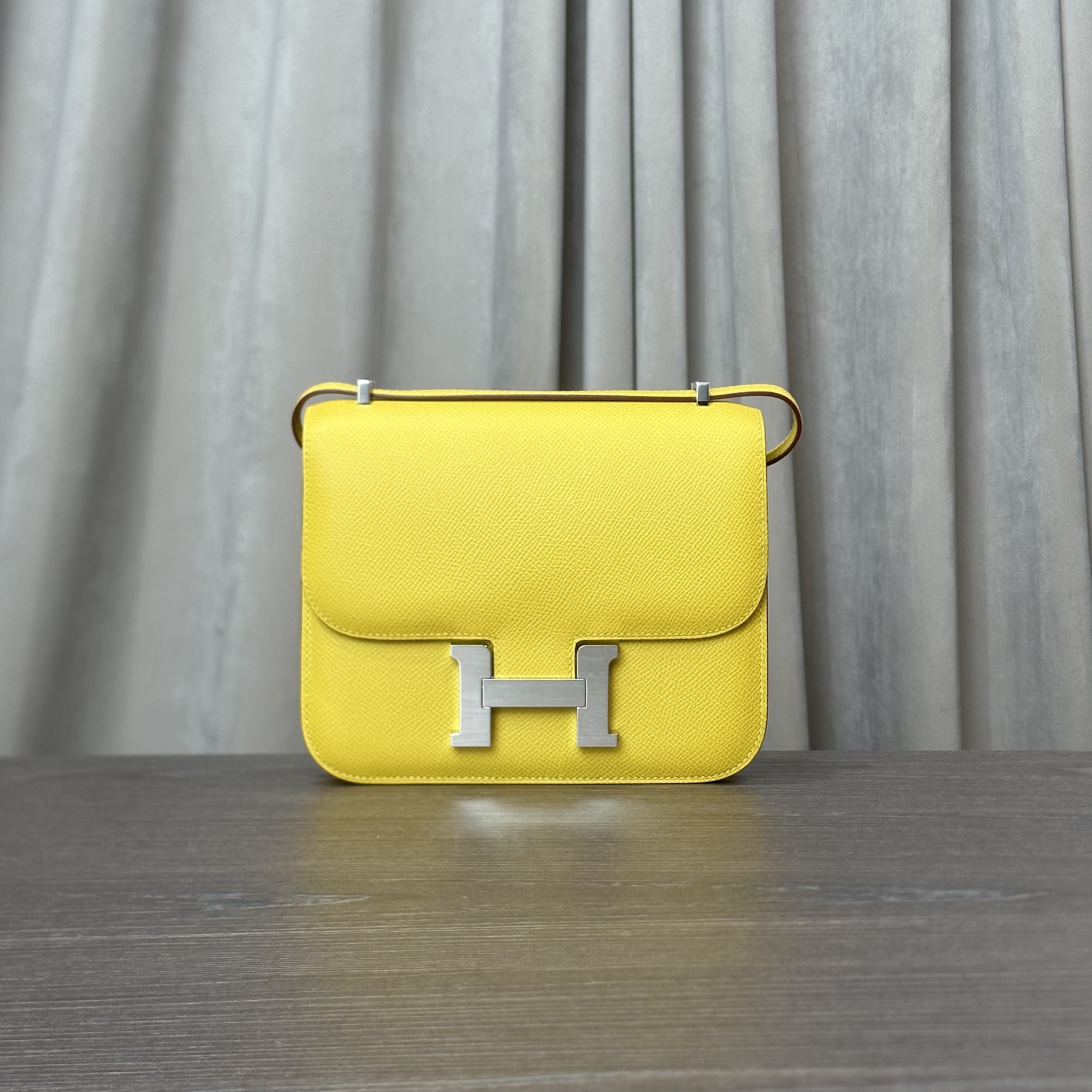 Hermès Cumin Constance 18 – Warm Yellow Constance Bag Epsom