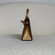 Hermès Dore Mini Kelly Sellier 20 Chevre Chamkilight Permabrass Hardware