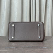 Hermès Ebene Birkin 25 Togo Calfskin Palladium Hardware