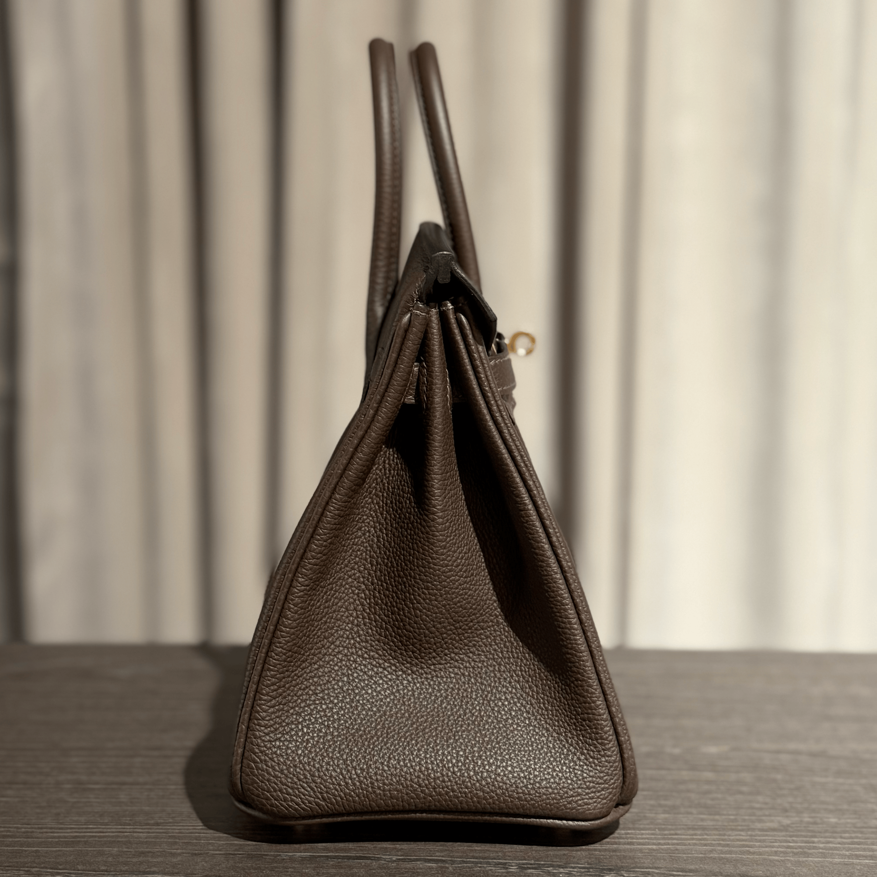 Hermès Ecorce Birkin 25 Togo Gold Hardware