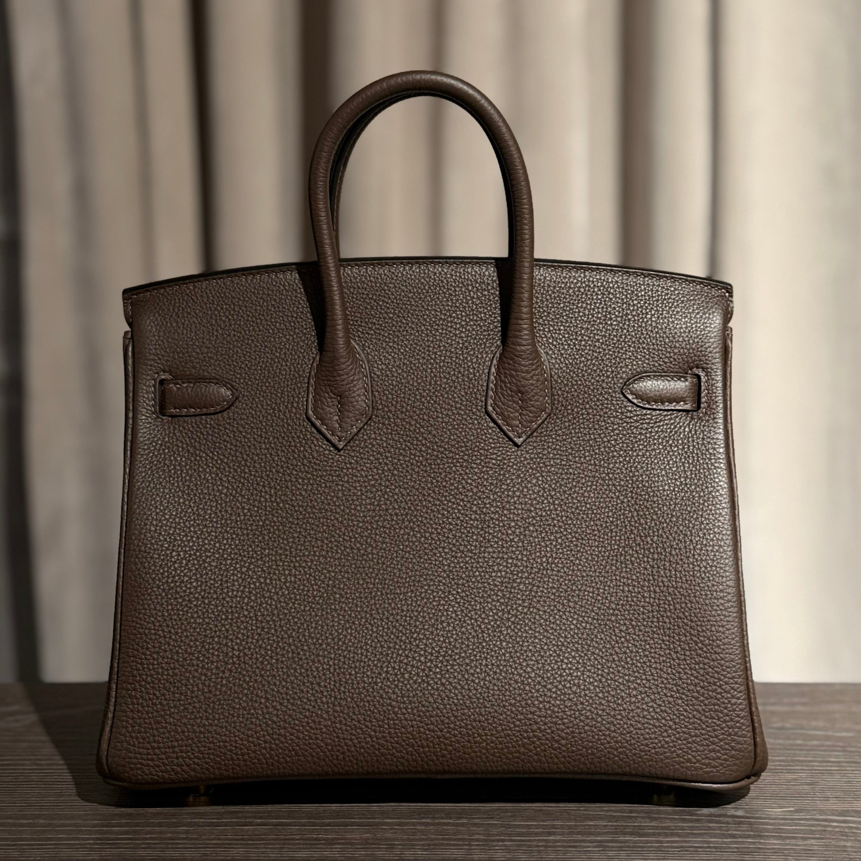 Hermès Ecorce Birkin 25 Togo Gold Hardware