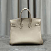 Hermès Etoupe Birkin 25 Togo Gold Hardware