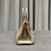 Hermès Etoupe Birkin 25 Togo Gold Hardware