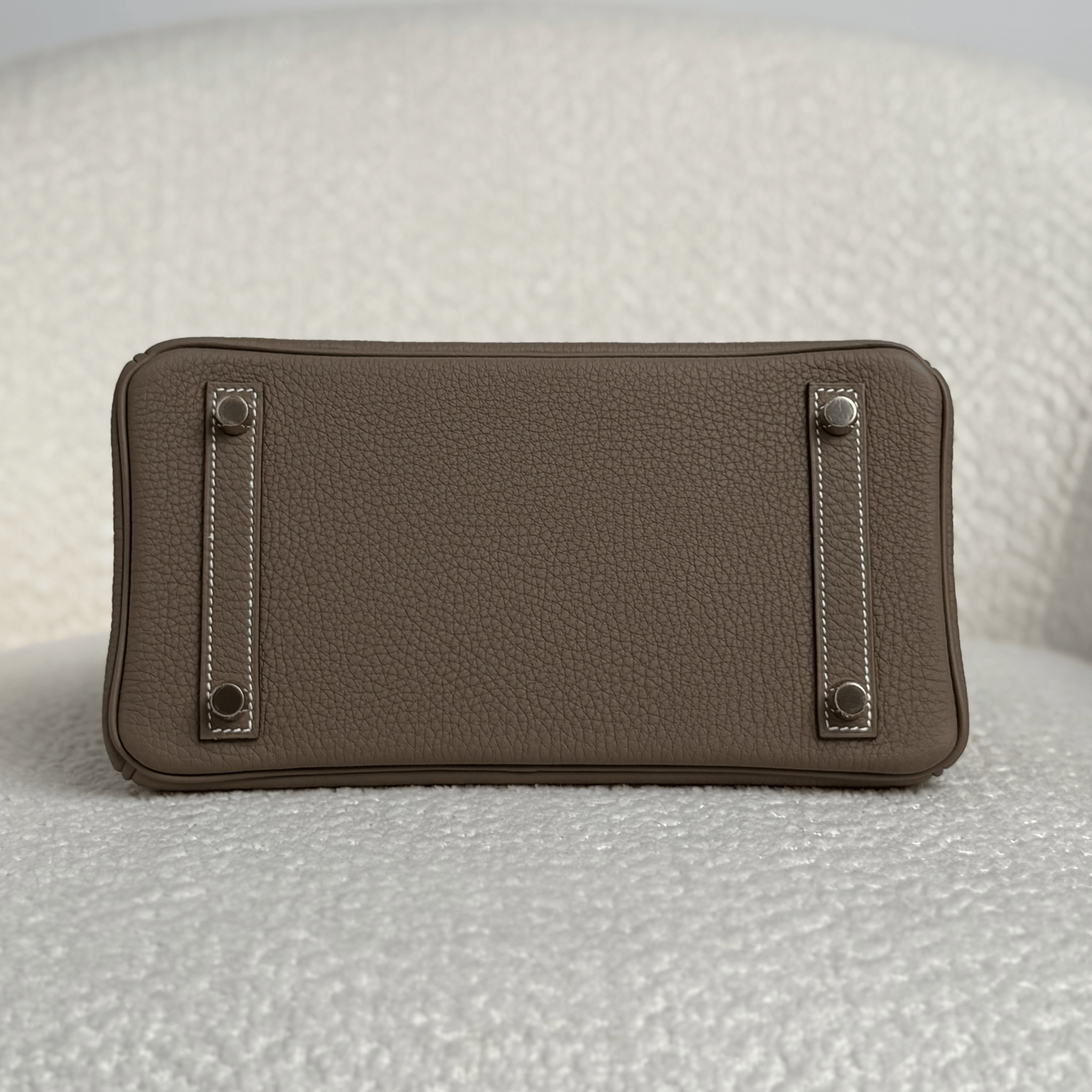 Hermès Etoupe Birkin 25 Togo Gold Hardware