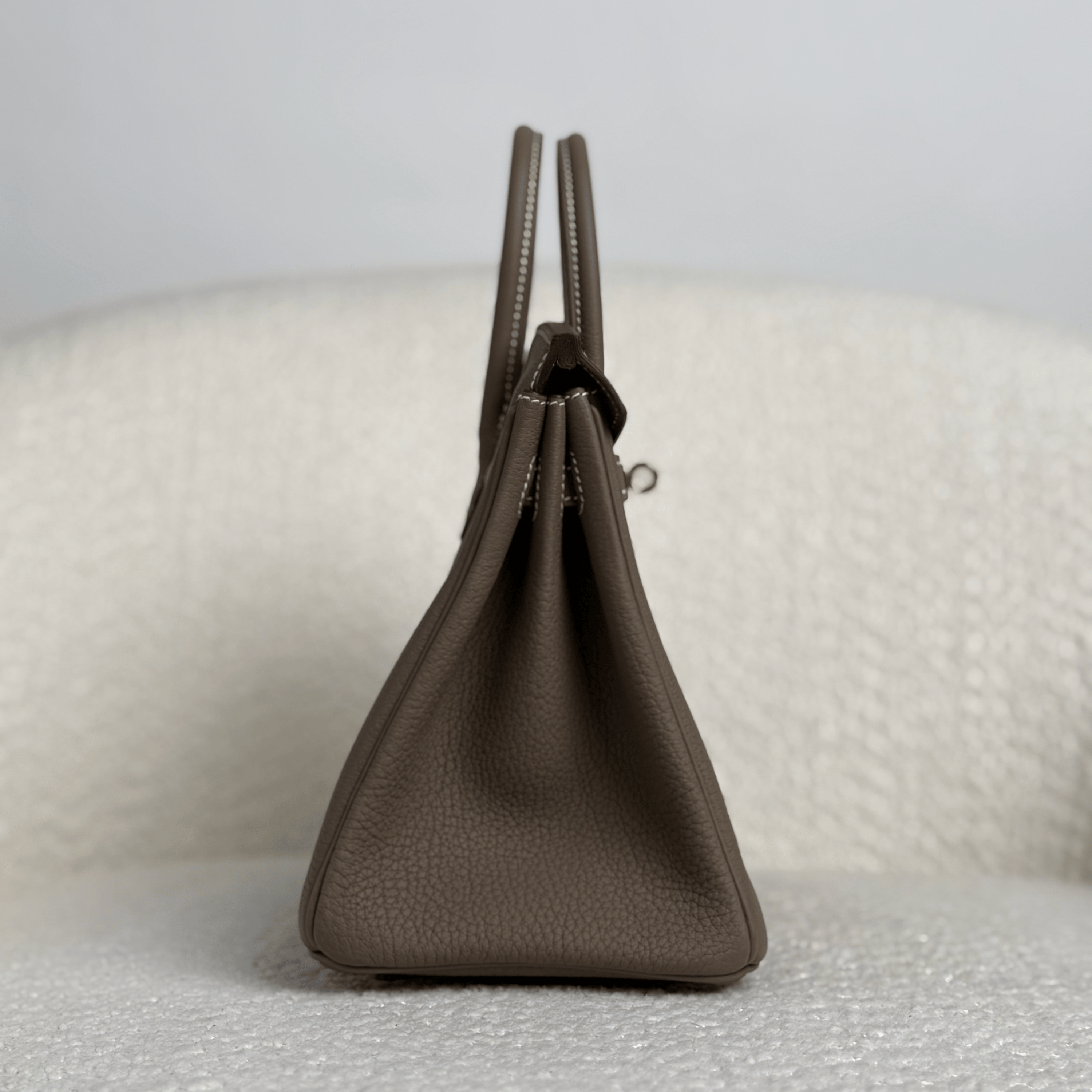 Hermès Etoupe Birkin 25 Togo Gold Hardware