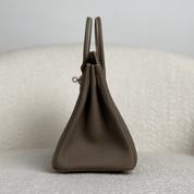 Hermès Etoupe Birkin 25 Togo Gold Hardware