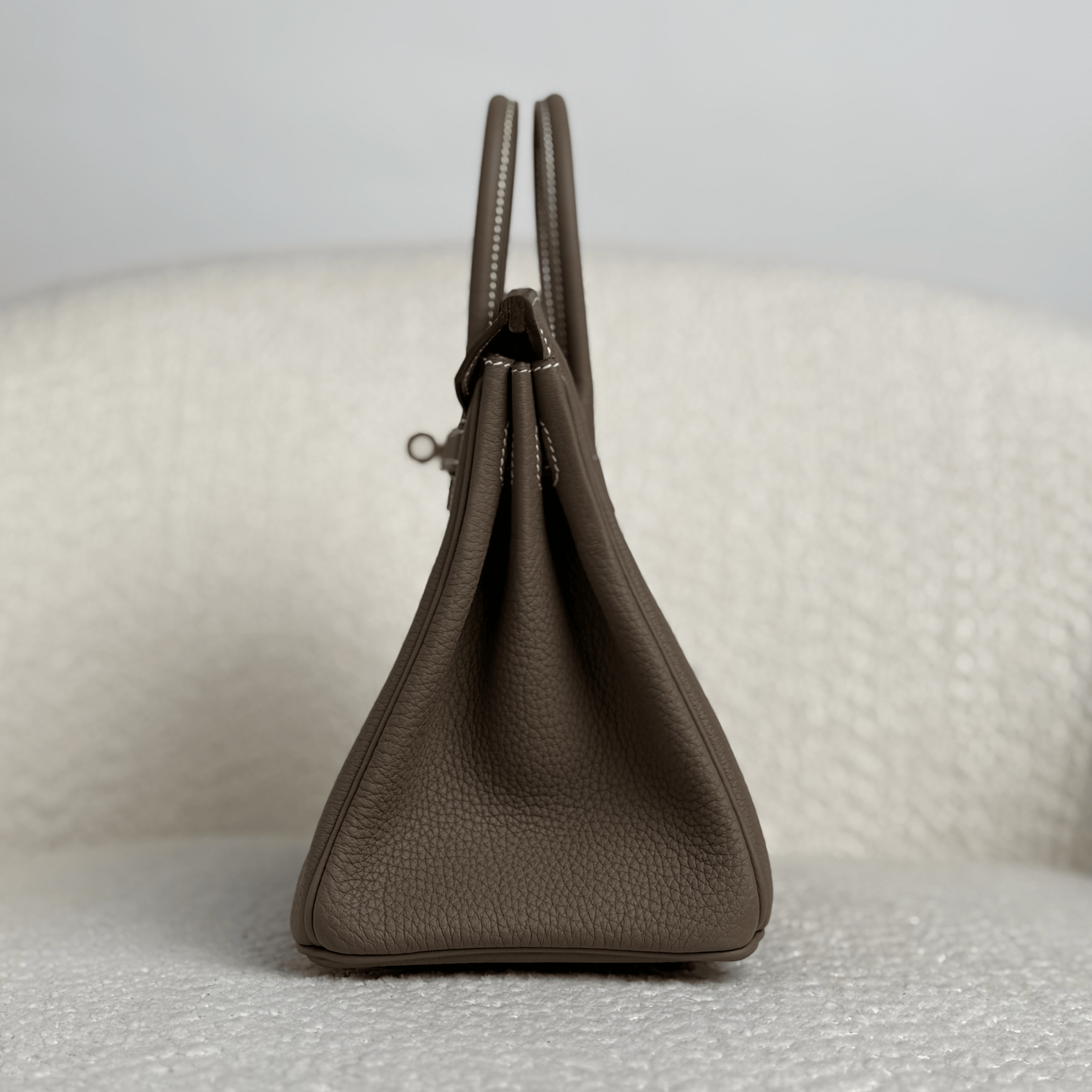 Hermès Etoupe Birkin 25 Togo Gold Hardware