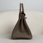 Hermès Etoupe Birkin 25 Togo Palladium Hardware