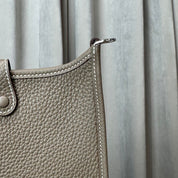 Hermès Etoupe Bleu Indigo Evelyne 16 Amazone Clemence Calfskin Palladium Hardware