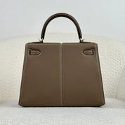 Hermès Etoupe Kelly 25 Swift Padded Palladium Hardware Limited Edition