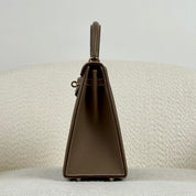 Hermès Etoupe Kelly 25 Swift Padded Palladium Hardware Limited Edition