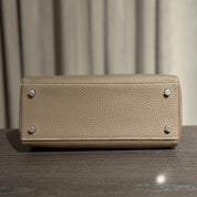 Hermès Etoupe Kelly Retourne 25 Palladium Hardware