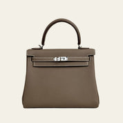Hermès Etoupe Kelly Retourne 25 Togo Palladium Hardware