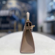 Hermès Etoupe Mini Kelly 20 Sellier Epsom Gold Hardware