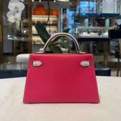 Hermès Framboise and Nata Mini Kelly Sellier 20 Epsom Permabrass hardware HSS