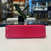 Hermès Framboise and Nata Mini Kelly Sellier 20 Epsom Permabrass hardware HSS