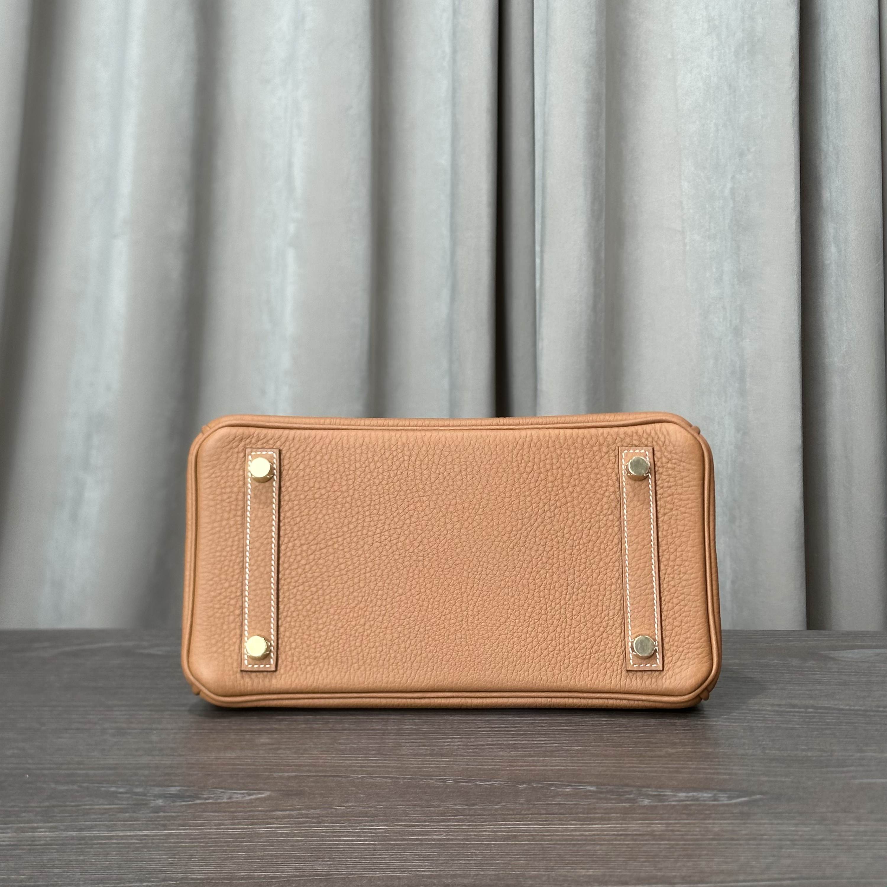 Hermès Gold Birkin 25 Togo Gold Hardware