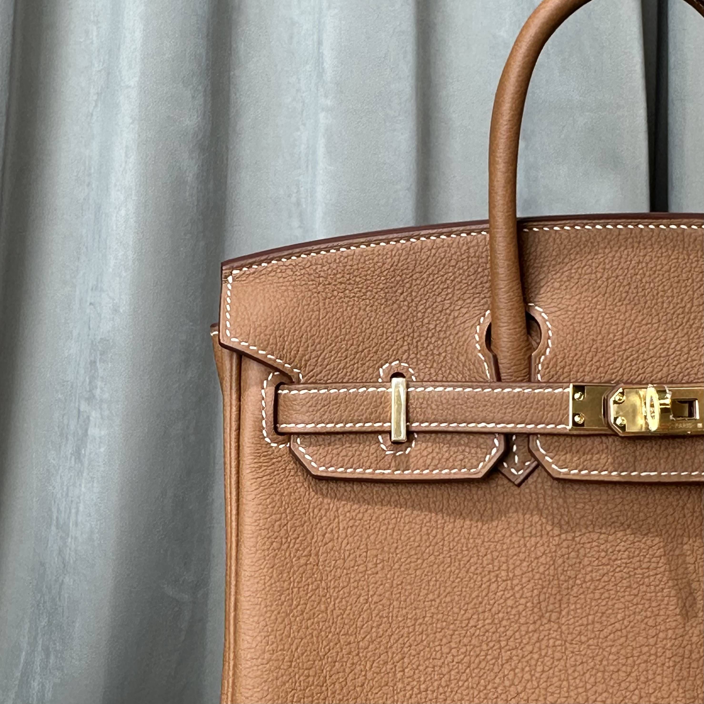 Hermès Gold Birkin 25 Togo Gold Hardware