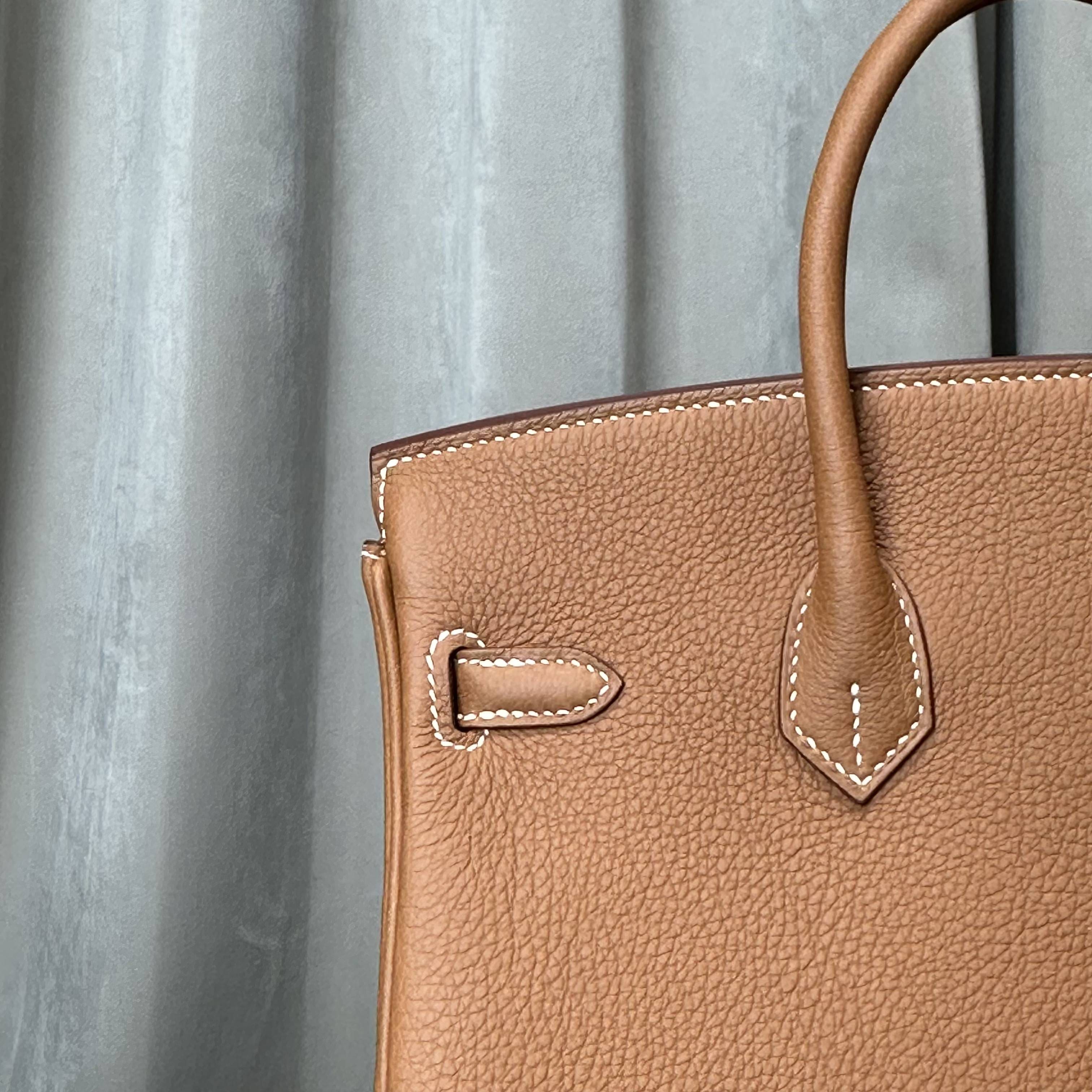 Hermès Gold Birkin 25 Togo Gold Hardware