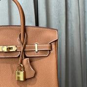 Hermès Gold Birkin 25 Togo Gold Hardware