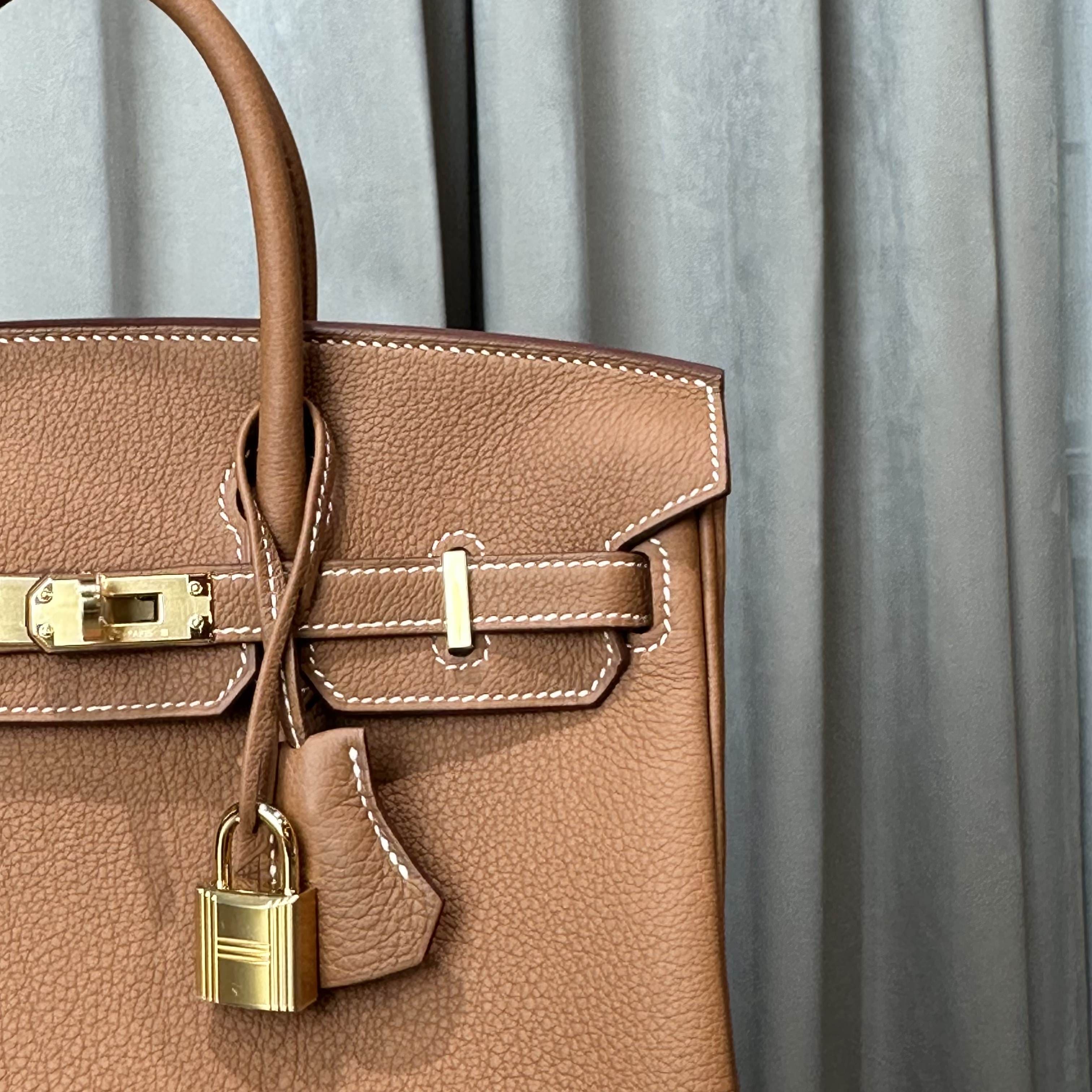 Hermès Gold Birkin 25 Togo Gold Hardware