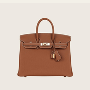 Hermès Gold Birkin 25 Togo Gold Hardware