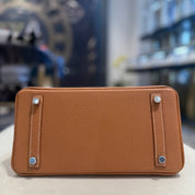 Hermès Gold Birkin 25 Togo Palladium Hardware