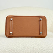 Hermès Gold Birkin 25 Togo Palladium Hardware