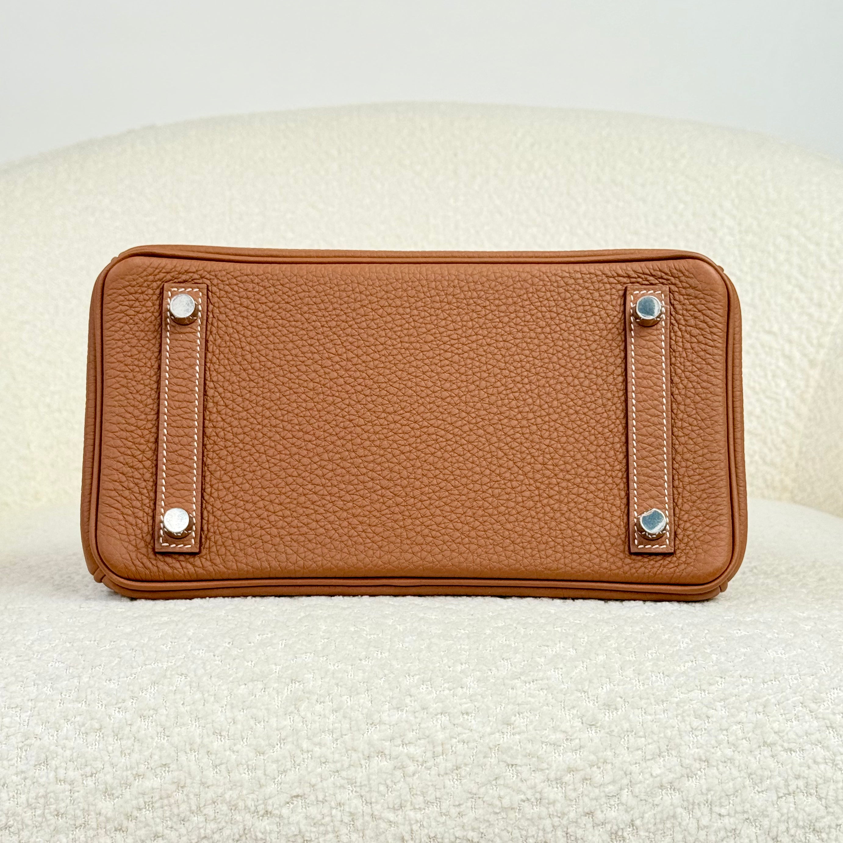 Hermès Gold Birkin 25 Togo Palladium Hardware