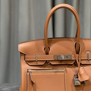 Hermès Gold Birkin 30 Colormatic Swift Palladium Hardware Limited Edition