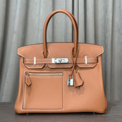 Hermès Gold Birkin 30 Colormatic Swift Palladium Hardware Limited Edition