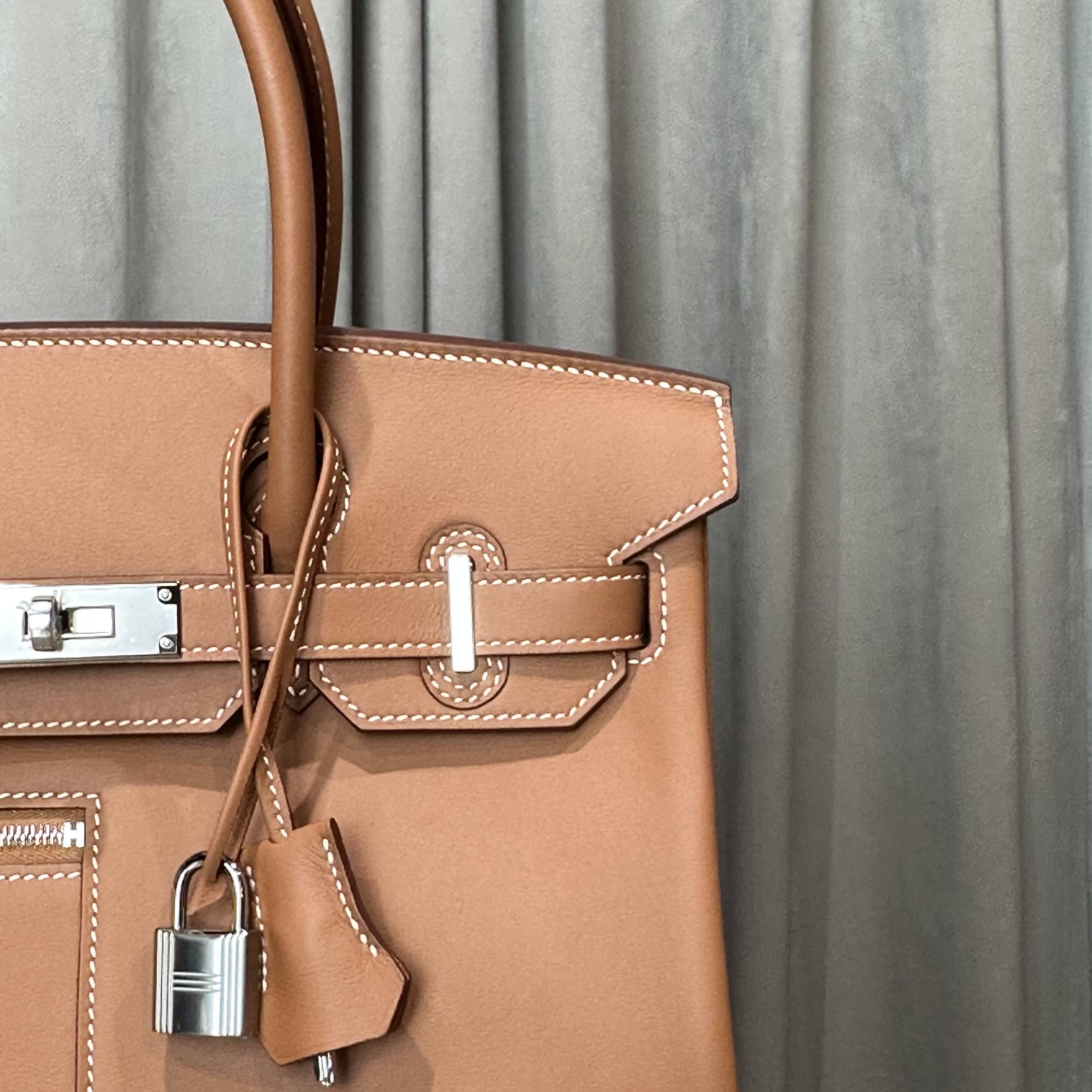 Hermès Gold Birkin 30 Colormatic Swift Palladium Hardware Limited Edition
