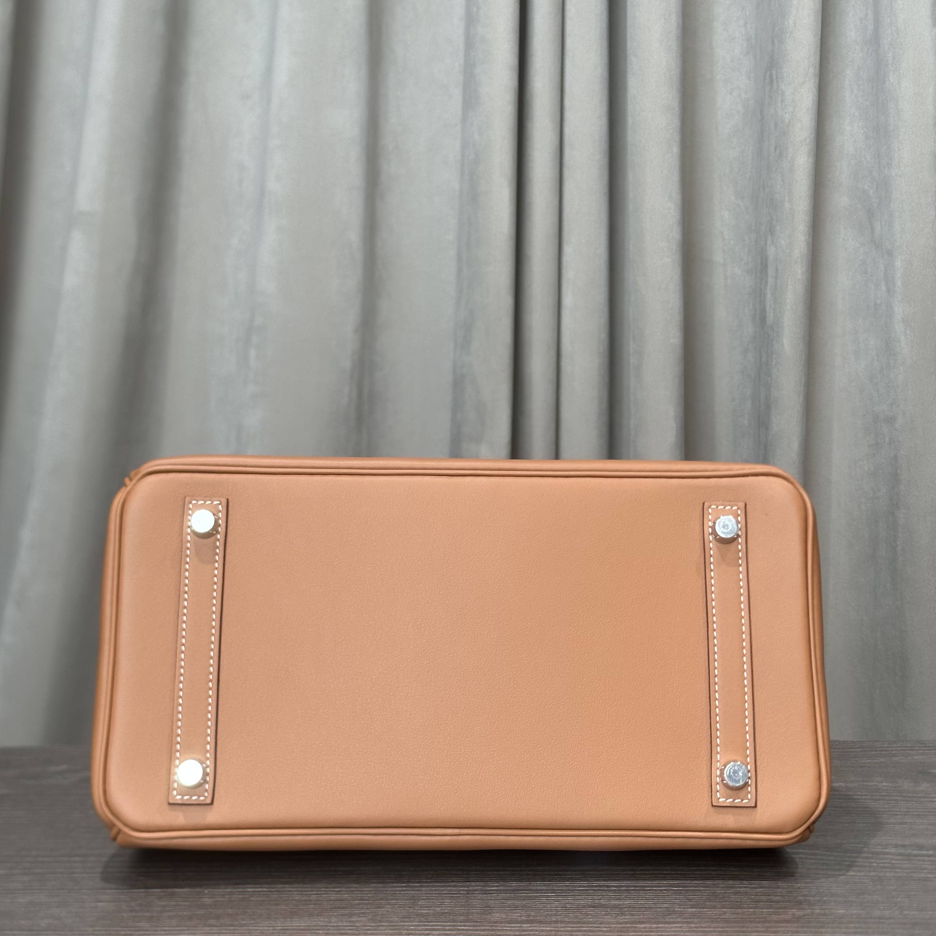 Hermès Gold Birkin 30 Colormatic Swift Palladium Hardware Limited Edition