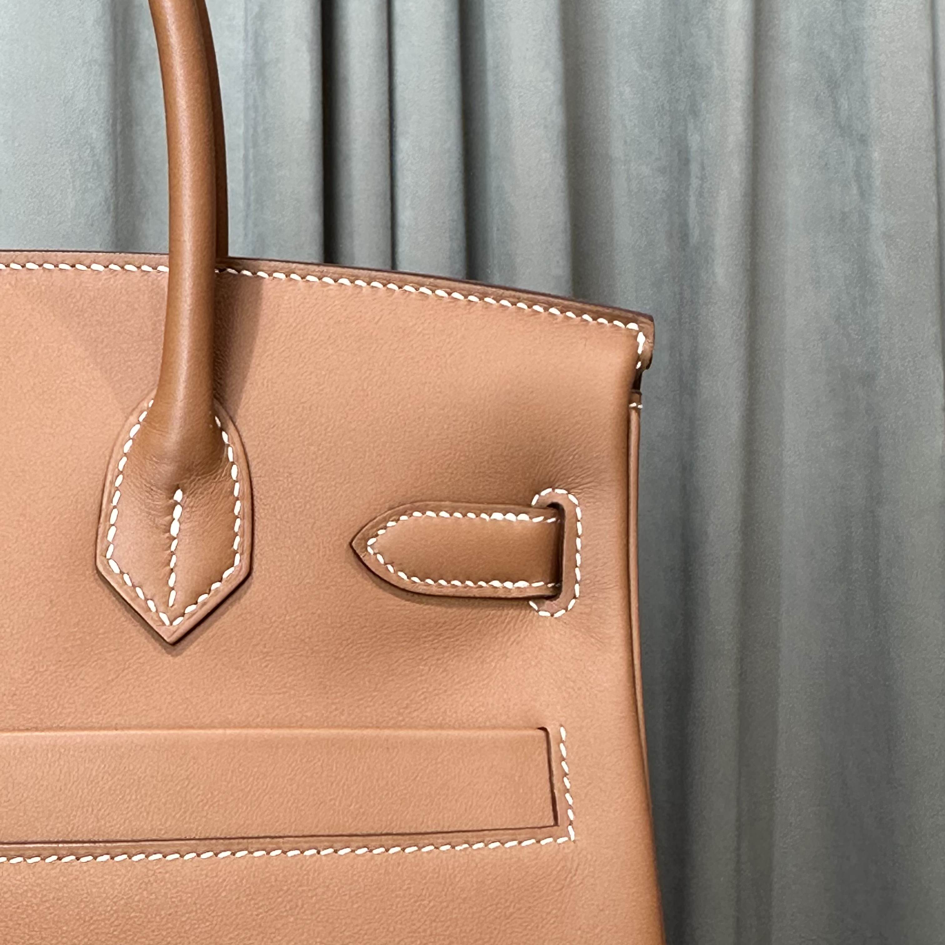 Hermès Gold Birkin 30 Colormatic Swift Palladium Hardware Limited Edition