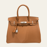 Hermès Gold Birkin 30 Togo Brushed Palladium Hardware
