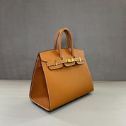 Hermès Gold Birkin Sellier 25 Epsom Gold Hardware